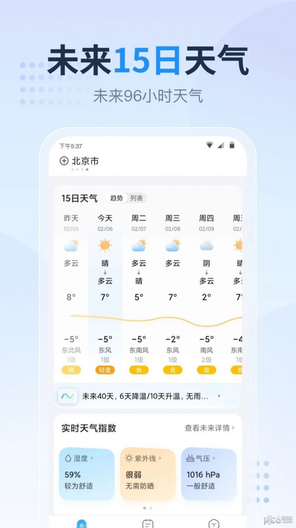 本地天气预报