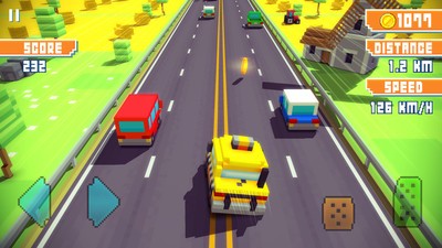 像素高速公路赛车