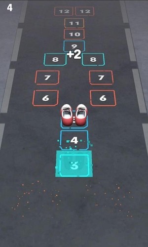 节奏跳跃向前冲刺