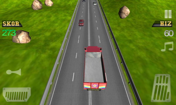 高速公路大卡车