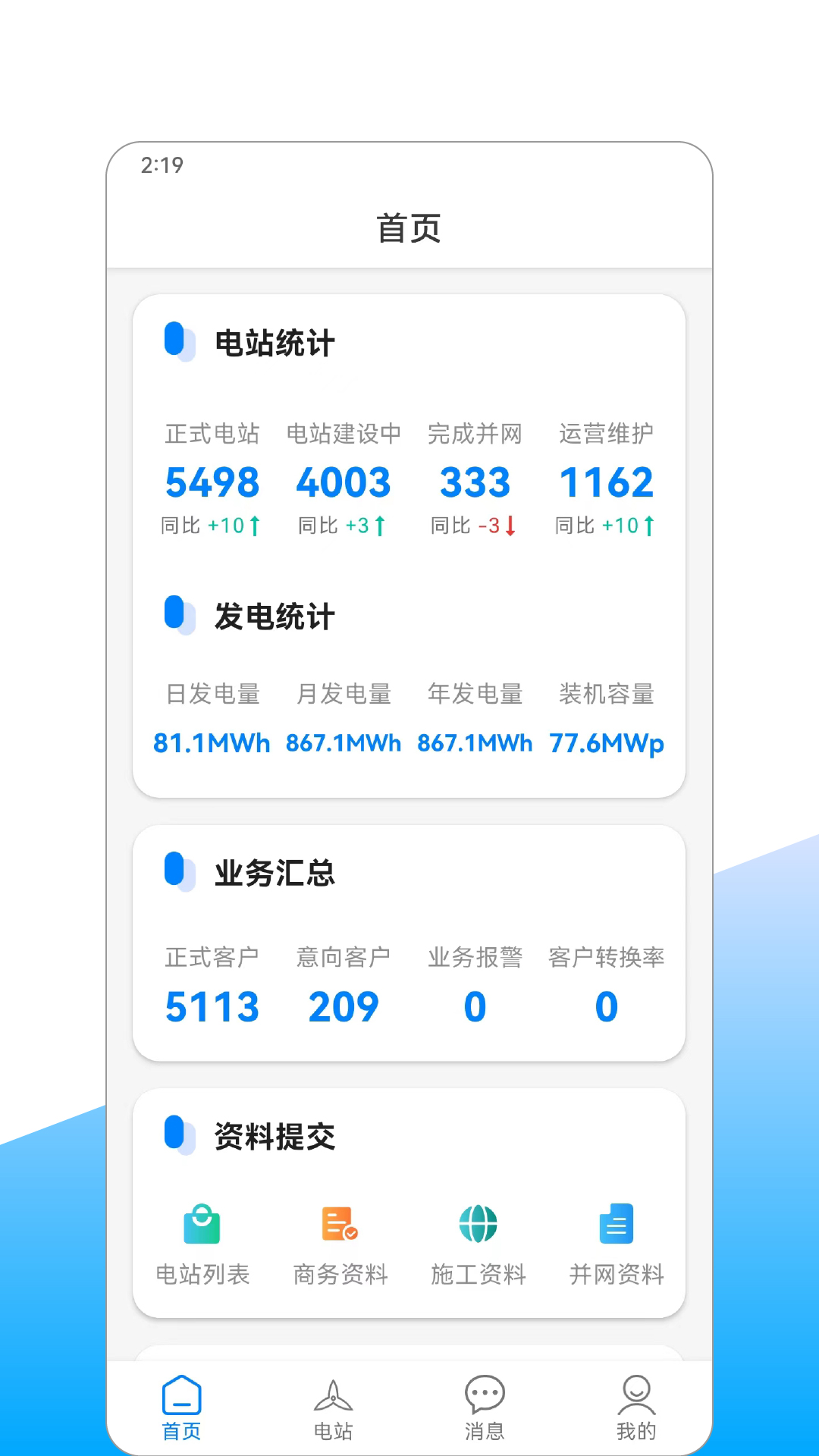 山海能源电站管理系统