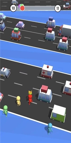 公路躲避赛跑3d