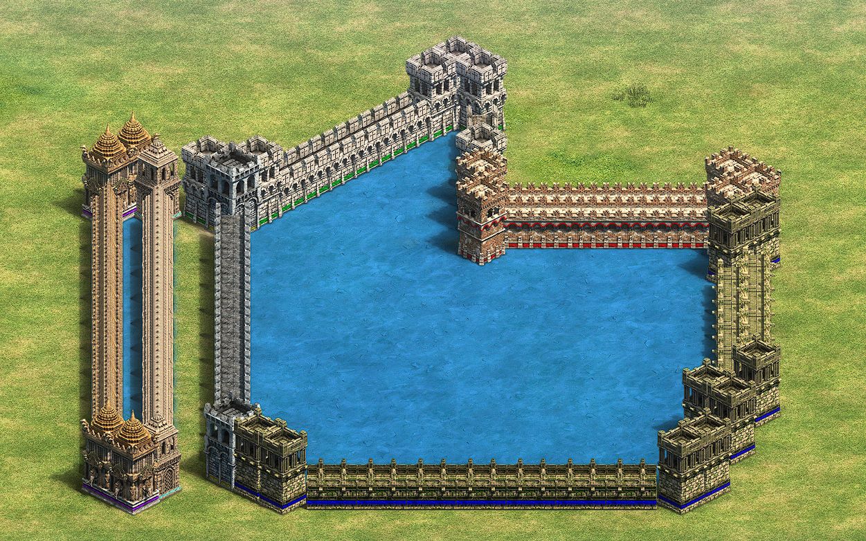 帝国时代2城门怎么调整方向