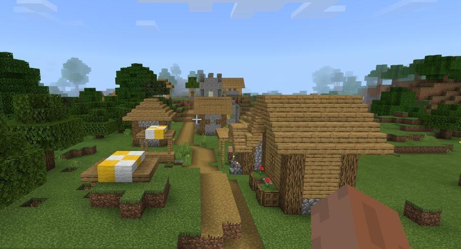 我的世界怎么自己造村庄