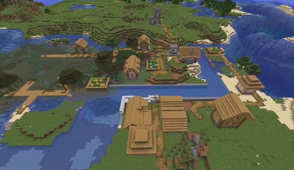我的世界怎么快速建造村庄