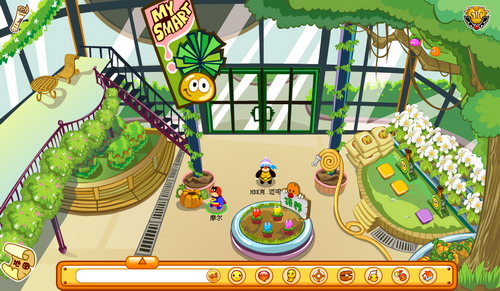 摩尔庄园怎么去别人家捣乱