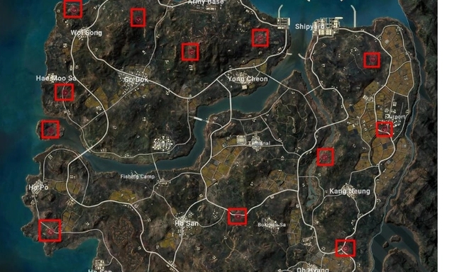绝地求生新车在哪张图