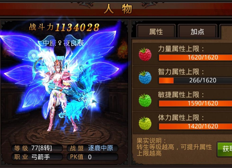 全民奇迹弓箭手如何加状态