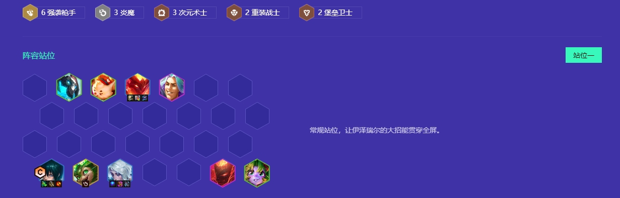 金铲铲之战强袭EZ阵容怎么搭配