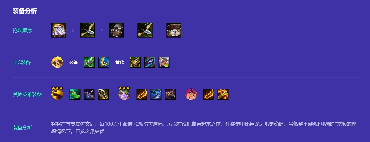 金铲铲之战嗜甜之齿努努怎么玩