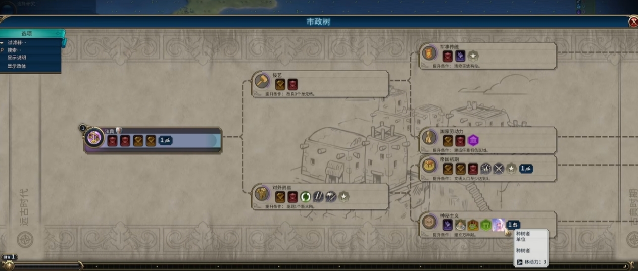 文明6科技树怎么点