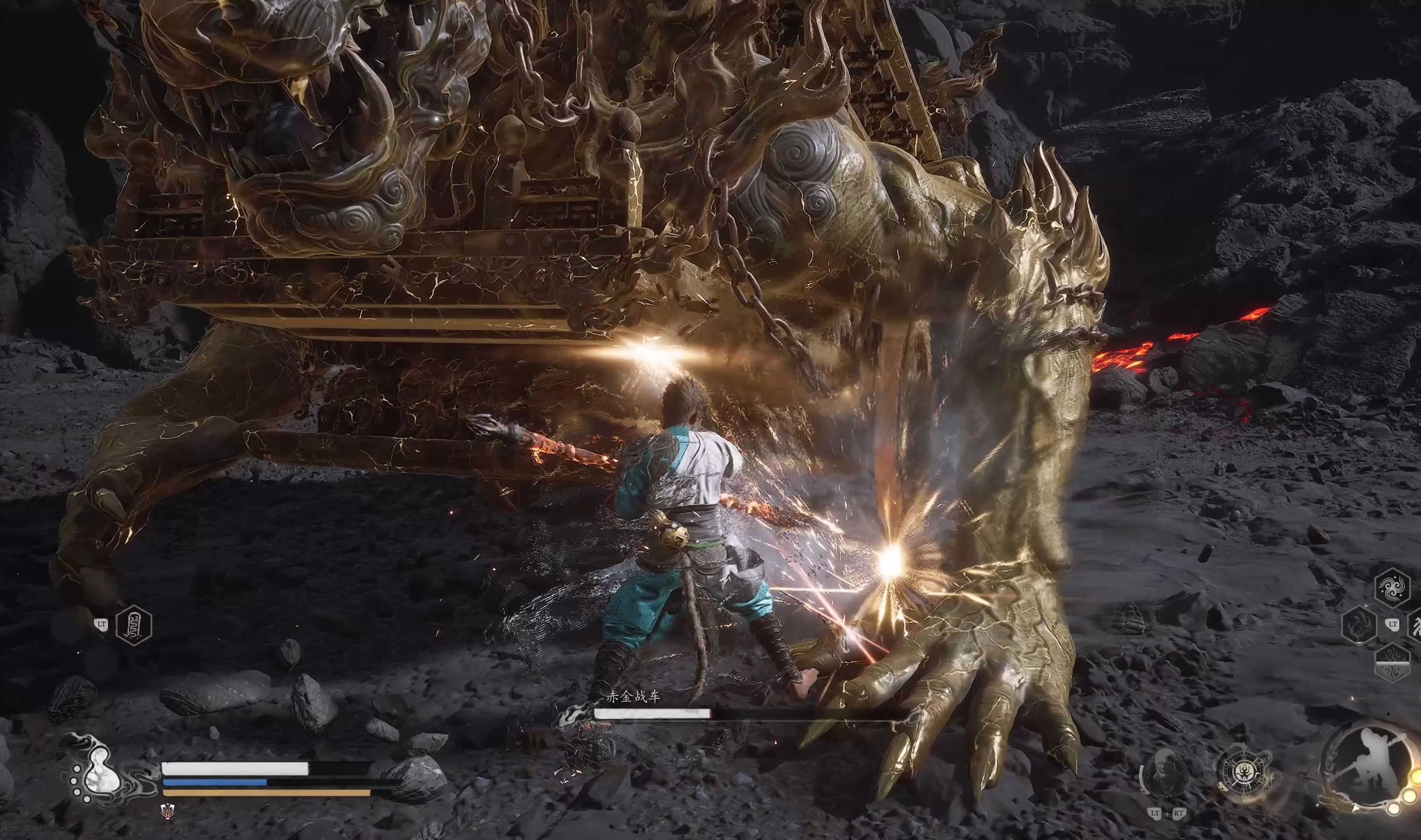 黑神话悟空高周目赤金战车怎么打