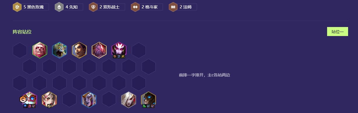 金铲铲之战黑玫先知阵容怎么搭配