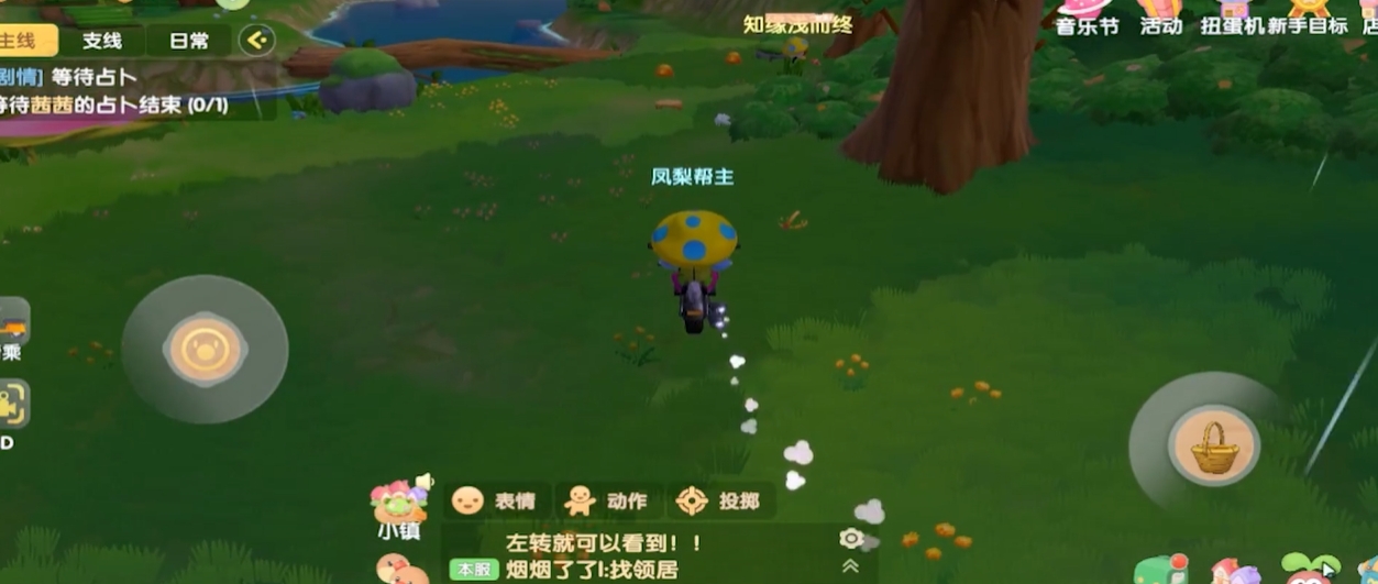 摩尔庄园毛毛菇怎么获取