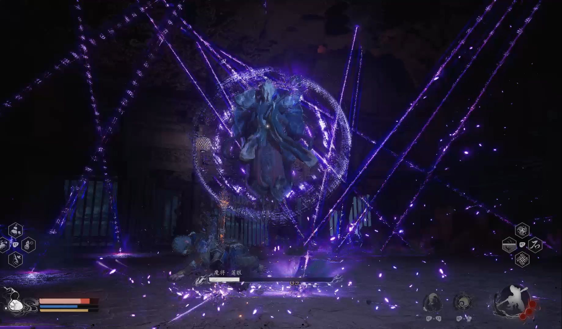 黑神话悟空魔将莲眼好打吗