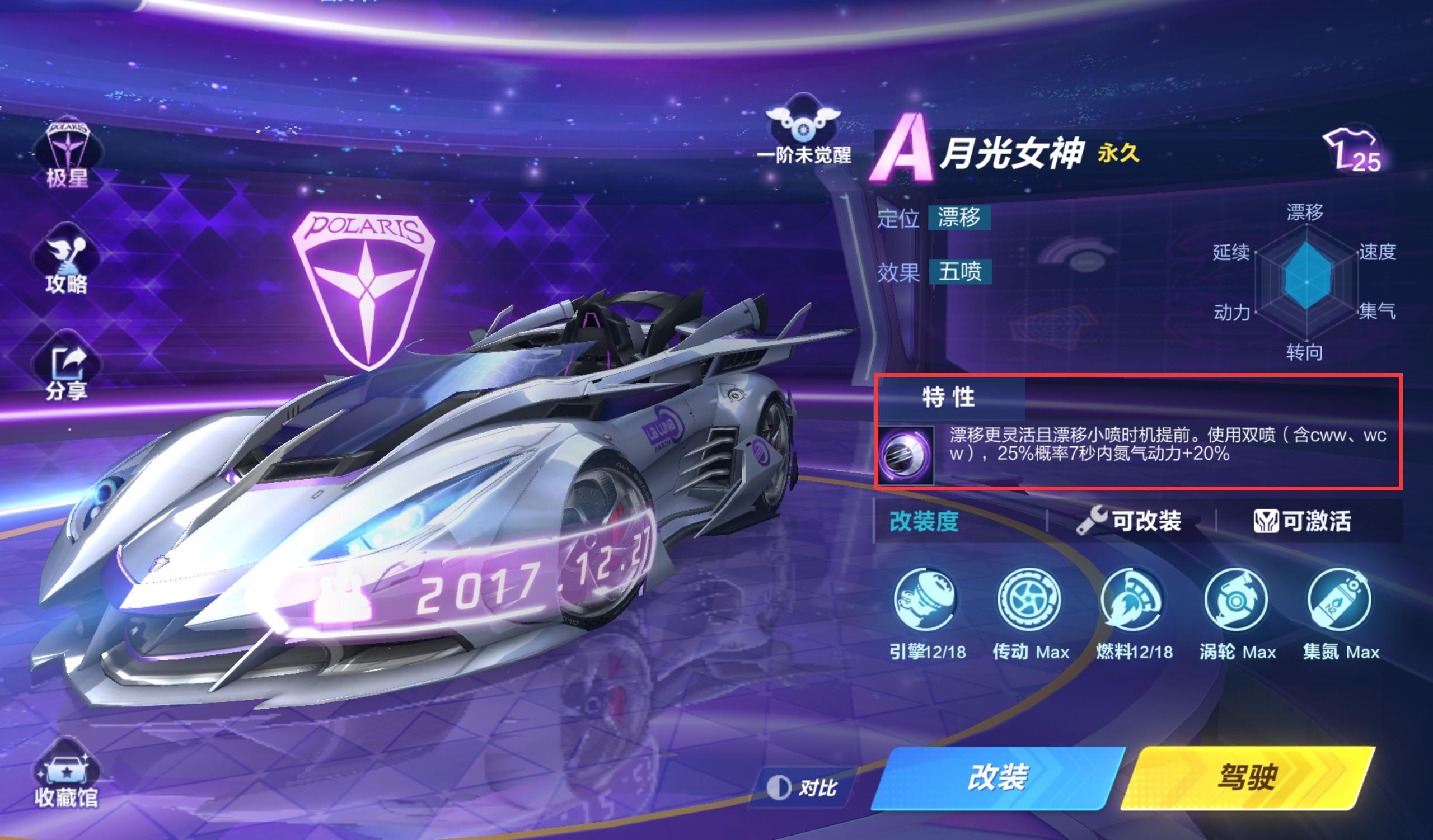 qq飞车手游月光女神和雷诺哪个好