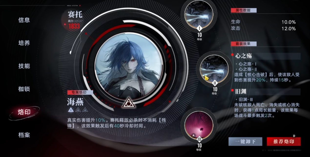 无期迷途哪个角色火