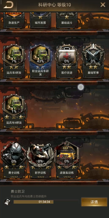 守望黎明先升什么科技最好