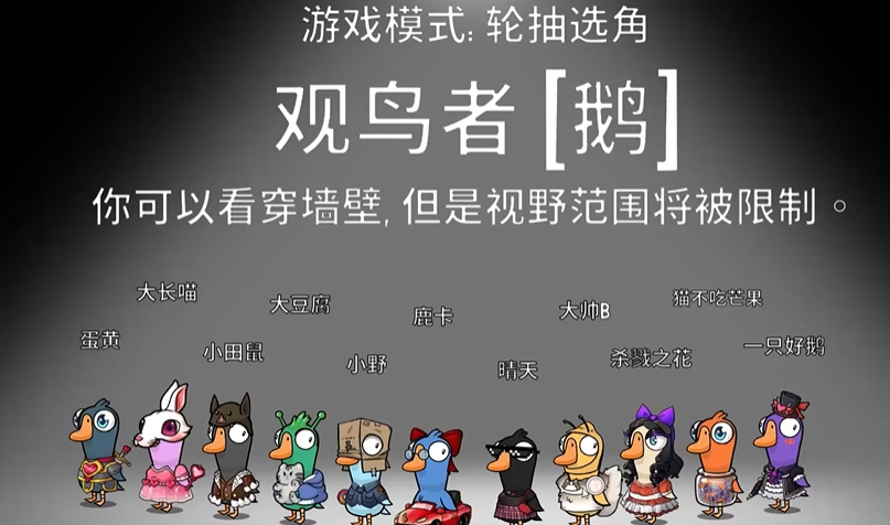 鹅鸭杀观鸟者技能是什么
