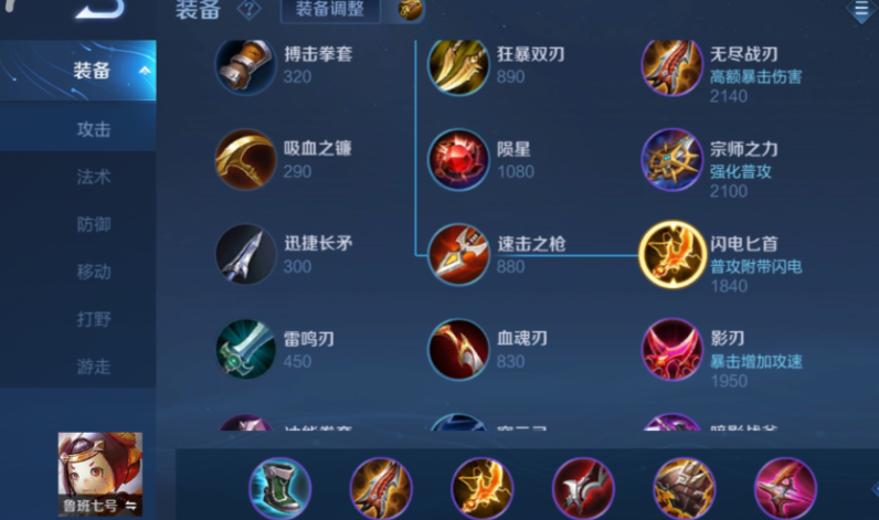 王者荣耀小鲁班出装怎么出