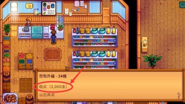 星露谷物语里怎么扩大背包