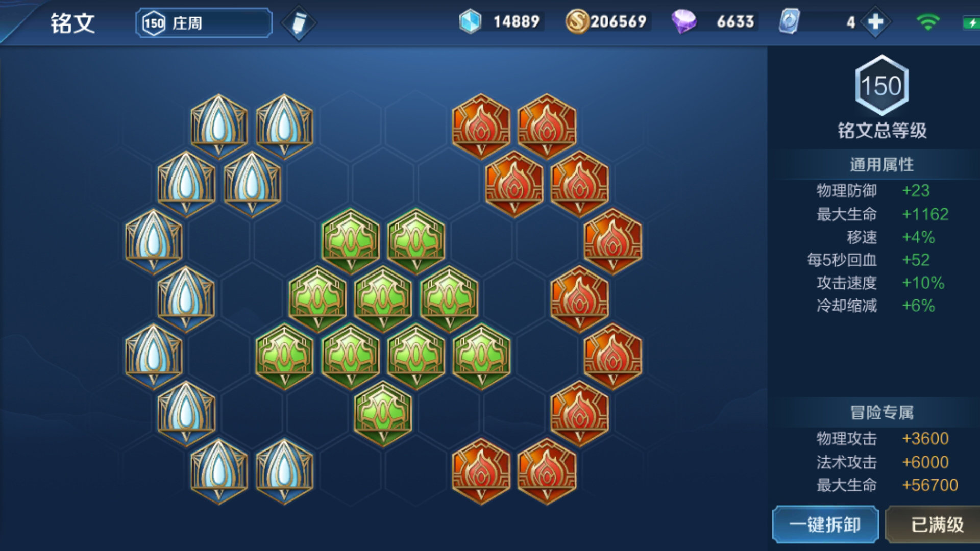 王者荣耀辅助庄周出装铭文怎么搭配