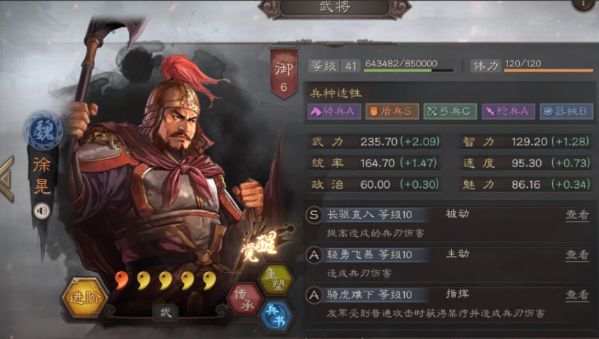 三国志战略版徐晃怎么玩