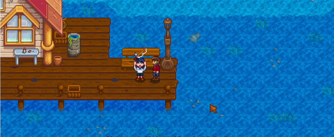 星露谷物语送的鱼竿在哪里