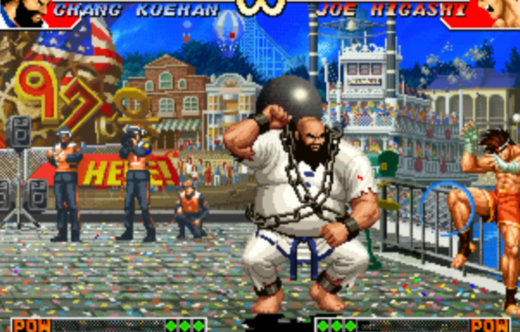 拳皇97倒地后怎么防大猪跳抓