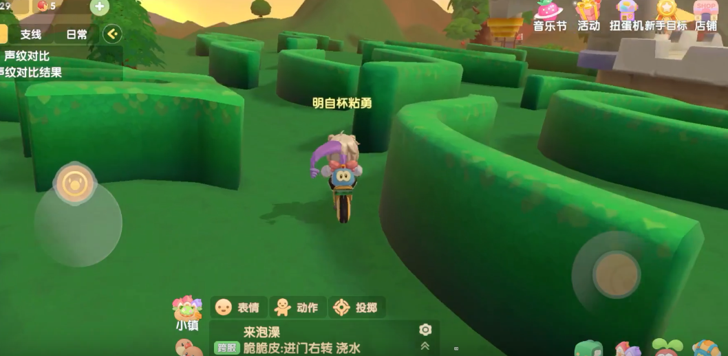 摩尔庄园迷宫花园怎么进去