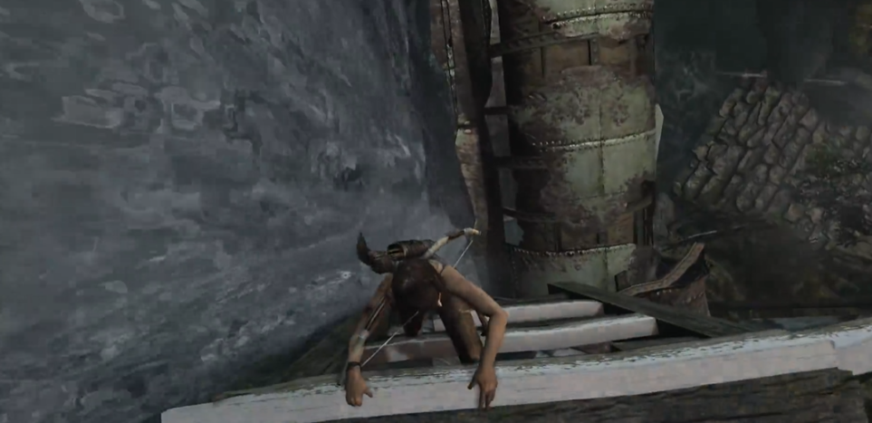 古墓丽影瀑布顶端怎么去