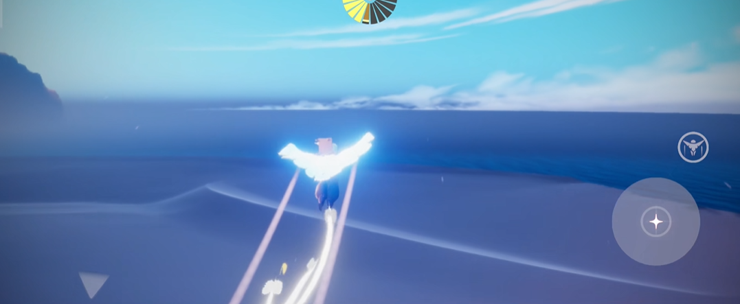 光遇怎么与飞墙垂直