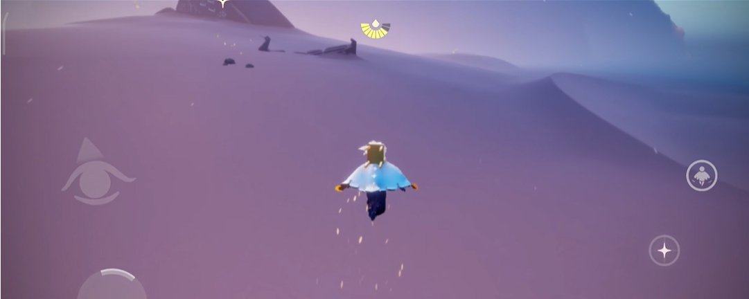 光遇怎么与飞墙垂直