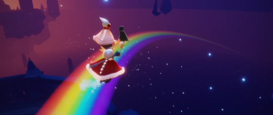 光遇怎么放彩虹 光遇怎么放彩虹