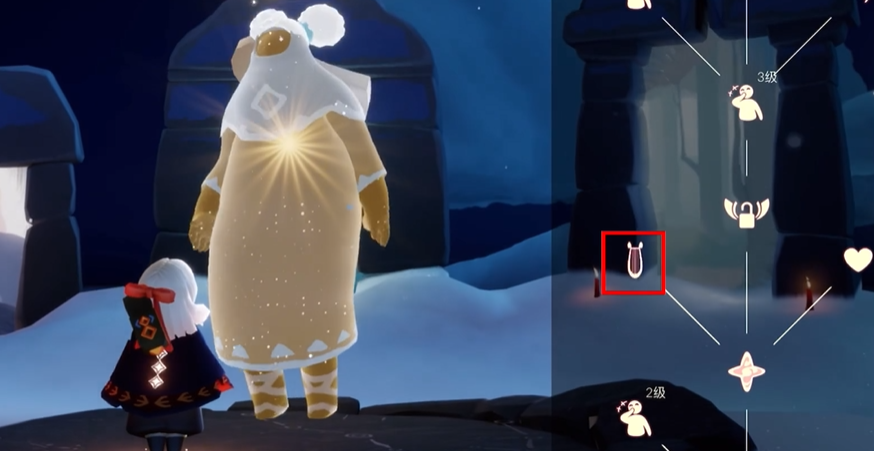 光遇里如何换竖琴