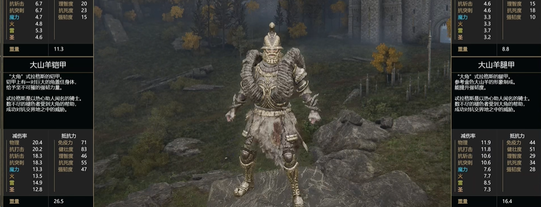 艾尔登法环最强防具套装是什么