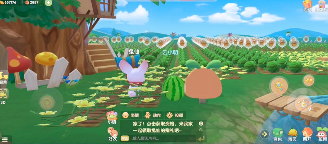 摩尔庄园手游怎么抓动物