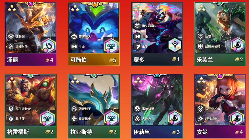 金铲铲之战派对时光机有哪些好玩的阵容