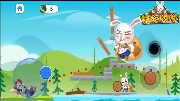 炸飞小兔兔