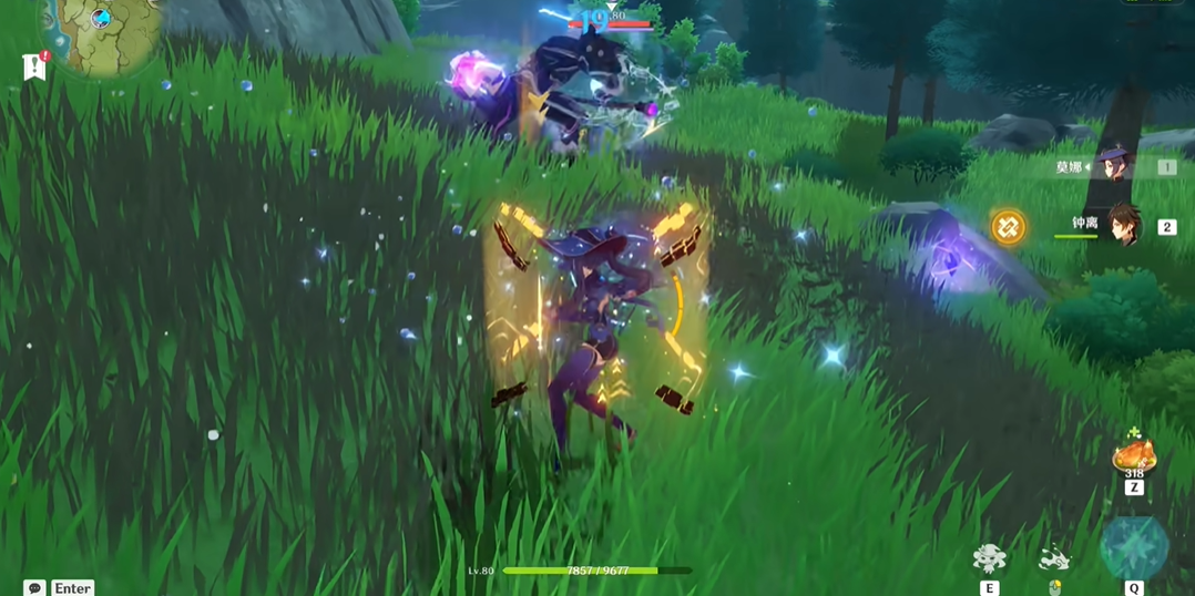 原神雷元素护盾怎么打