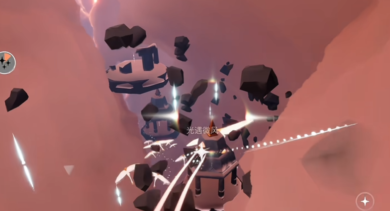 光遇中的霞谷怎么捡碎片星星