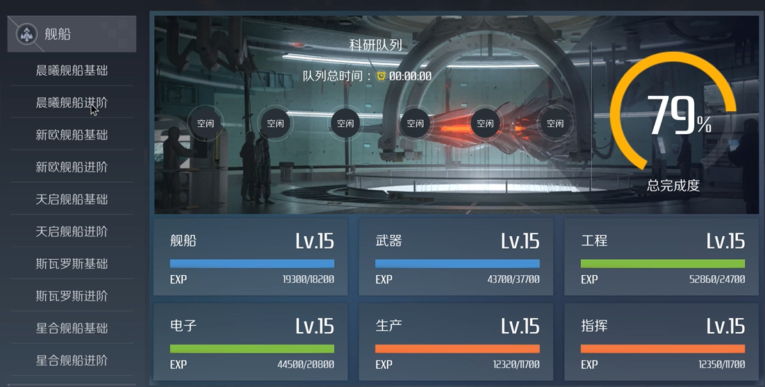 第二银河晨曦科技怎么加点