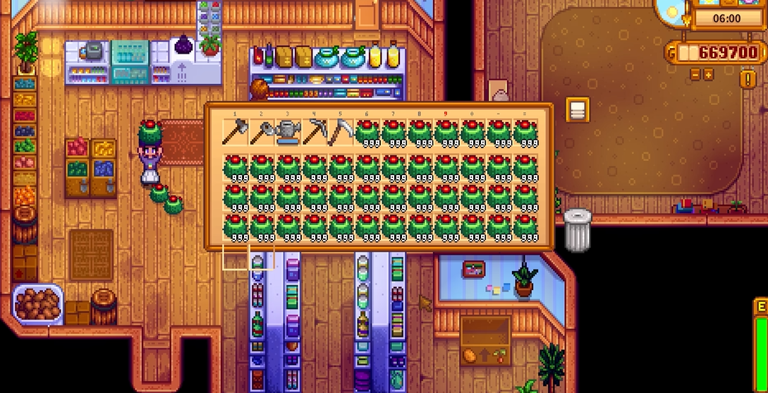 星露谷物语物品栏怎么增加