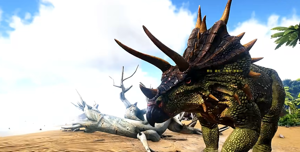 方舟生存进化如何驯服三角龙