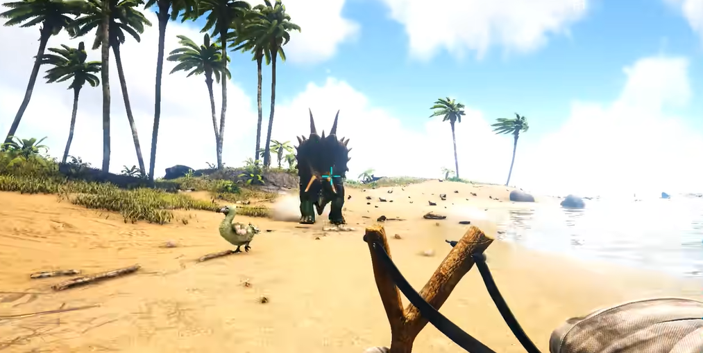 方舟生存进化如何驯服三角龙