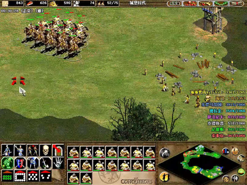 帝国时代2天下第一骑怎么过