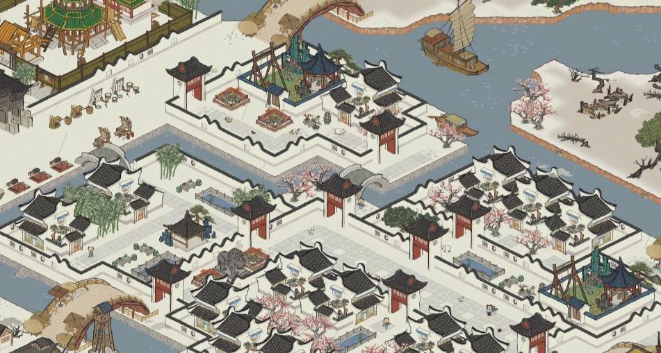 江南百景图宫廷墙在哪