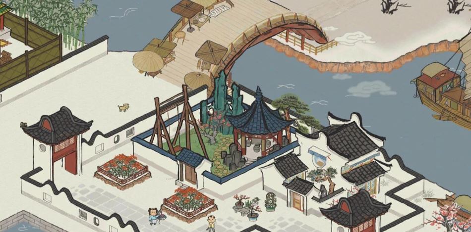 江南百景图宫廷墙在哪