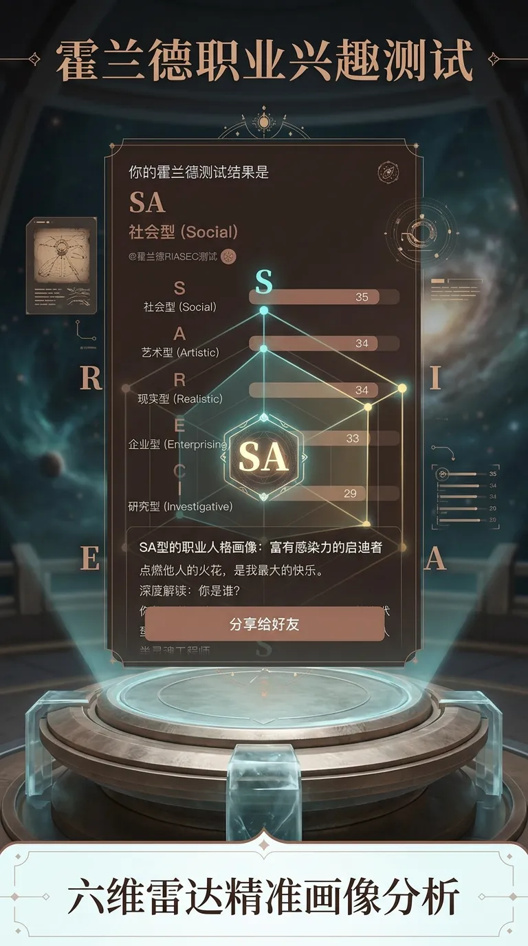 霍兰德职业兴趣测试